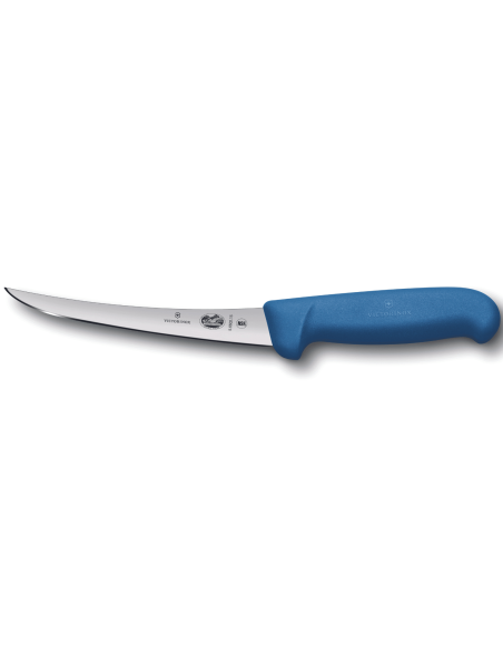 Coltello da disosso Victorinox 5.6602.15 lama rovesciata 15 cm manico in fibrox blu