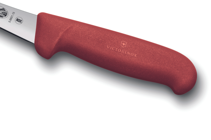 Victorinox utbeiningskniv 5.6601.12 12cm 12cm reversert blad rødt fibrox håndtak