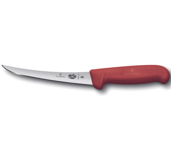 Victorinox luuttomaksi leikkaava veitsi 5.6601.15 käänteinen terä 15cm punainen fibrox kahva