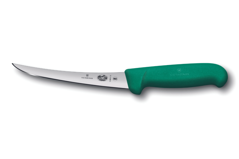 Victorinox uitbeenmes 5.6604.12 12cm omgekeerd lemmet groen fibrox handvat