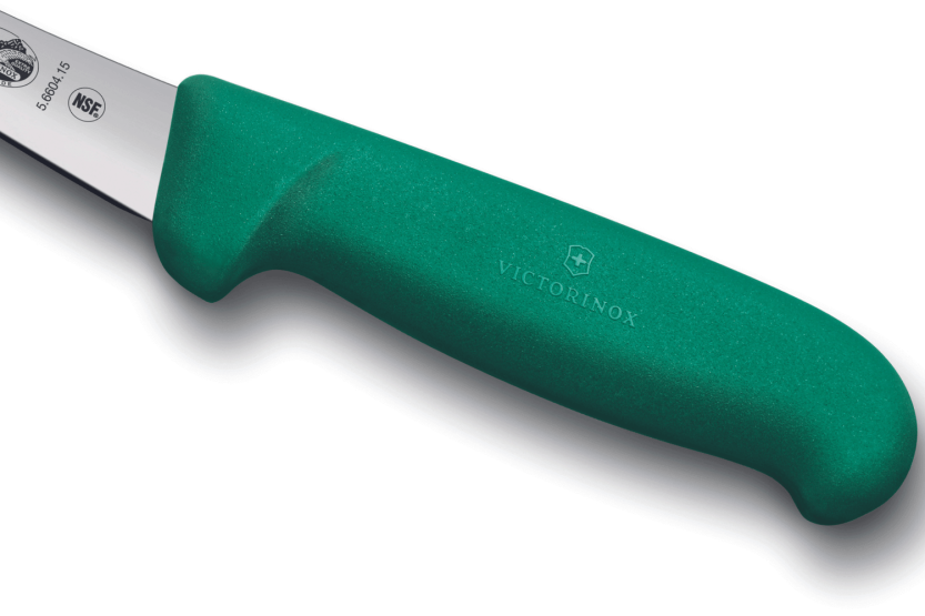Victorinox udbeningskniv 5.6604.15 omvendt blad 15 cm grønt fibrox-håndtag