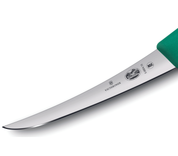 Coltello da disosso Victorinox 5.6604.15 lama rovesciata 15 cm manico in fibrox verde 2