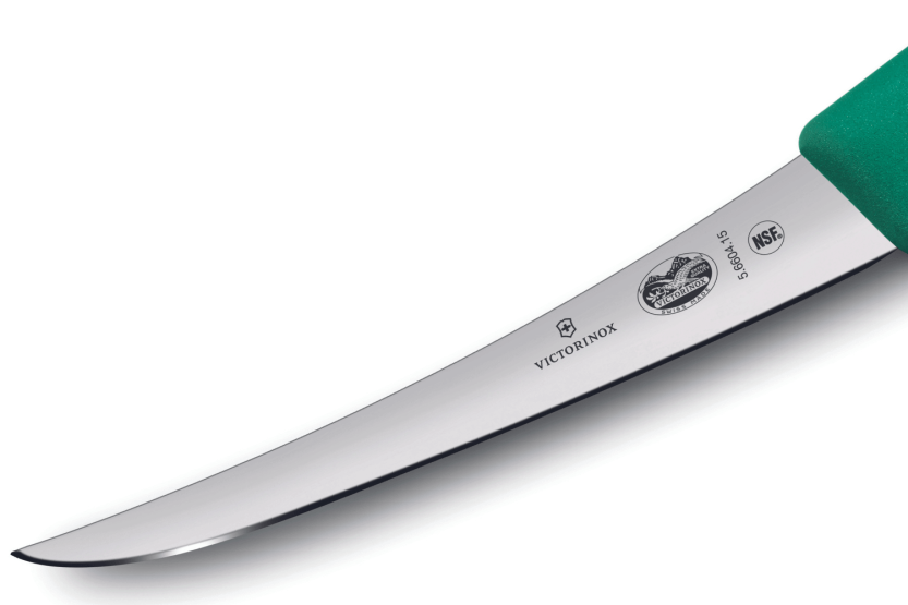 Victorinox udbeningskniv 5.6604.15 omvendt blad 15 cm grønt fibrox-håndtag