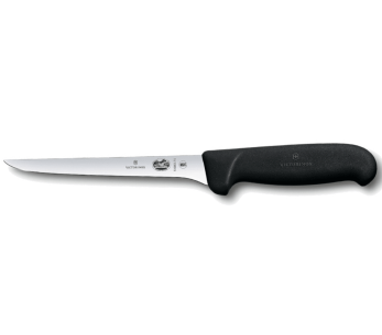 Cuchillo deshuesador Victorinox 5.6403.12 hoja estrecha 12cm mango fibrox negro