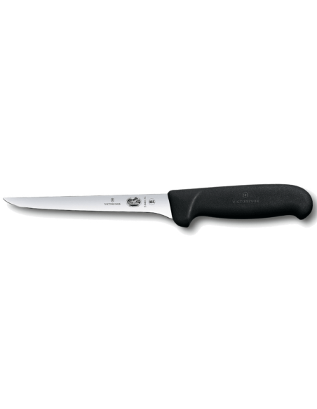 Victorinox udbeningskniv 5.6403.12 smalt brugt blad 12cm sort fibrox håndtag