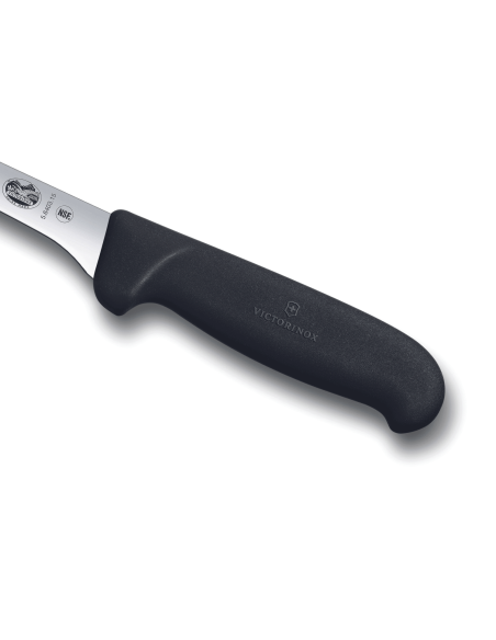 Victorinox uitbeenmes 5.6403.15 versleten lemmet smal 15cm fibrox handgreep zwart