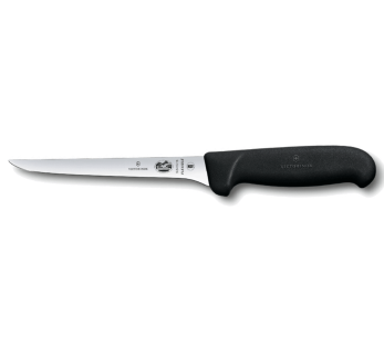 Cuchillo deshuesador Victorinox 5.6413.12 hoja estrecha flexible 12cm mango fibrox negro