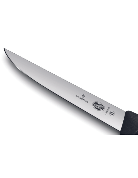 Victorinox Entblutungs-/Schneidemesser 5.6003.15 Klinge 15 cm Griff aus Fibrox schwarz