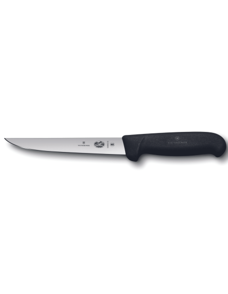Victorinox Entblutungs-/Schneidemesser 5.6003.15 Klinge 15 cm Griff aus Fibrox schwarz