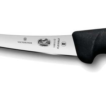 Victorinox luuttomaksi leikkaava veitsi 5.6613.12 joustava terä 12cm musta fibrox kahva 2