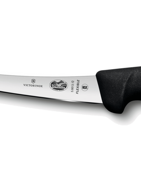 Victorinox boning knife 5.6613.12 flexible blade 12cm black fibrox handle
