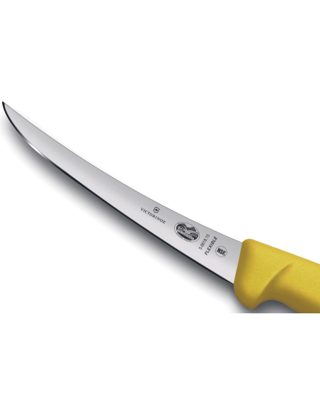 Cuchillo deshuesador Victorinox 5.6618.15 hoja flexible 15cm mango fibrox amarillo