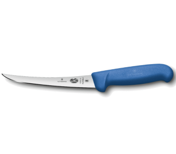 Cuchillo deshuesador Victorinox 5.6612.12 hoja flexible invertida 12cm mango fibrox azul
