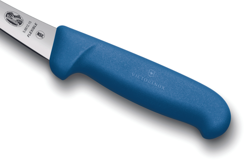 Victorinox boning knife 5.6612.15 flexible reversed blade 15cm blue fibrox handle