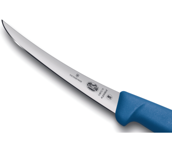 Victorinox luuttomaksi leikkaava veitsi 5.6612.15 joustava käänteinen terä 15cm sininen fibrox kahva 2