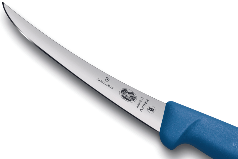 Victorinox boning knife 5.6612.15 flexible reversed blade 15cm blue fibrox handle
