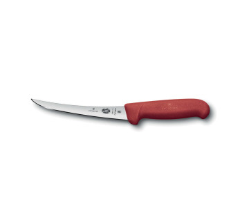 Victorinox boning knife 5.6611.12 flexible blade 12cm fibrox handle red