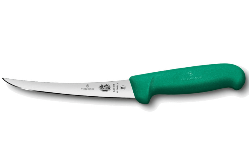 Victorinox Ausbeinmesser 5.6614.12 Flexible umgekehrte Klinge 12cm Griff Fibrox grün