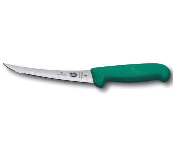 Faca de desossar Victorinox 5.6614.15 lâmina flexível invertida 15cm cabo em fibrox verde