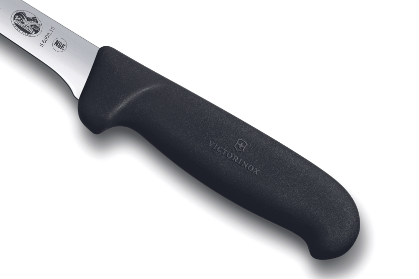 Victorinox boning knife 5.6303.15 worn blade 15cm black fibrox handle