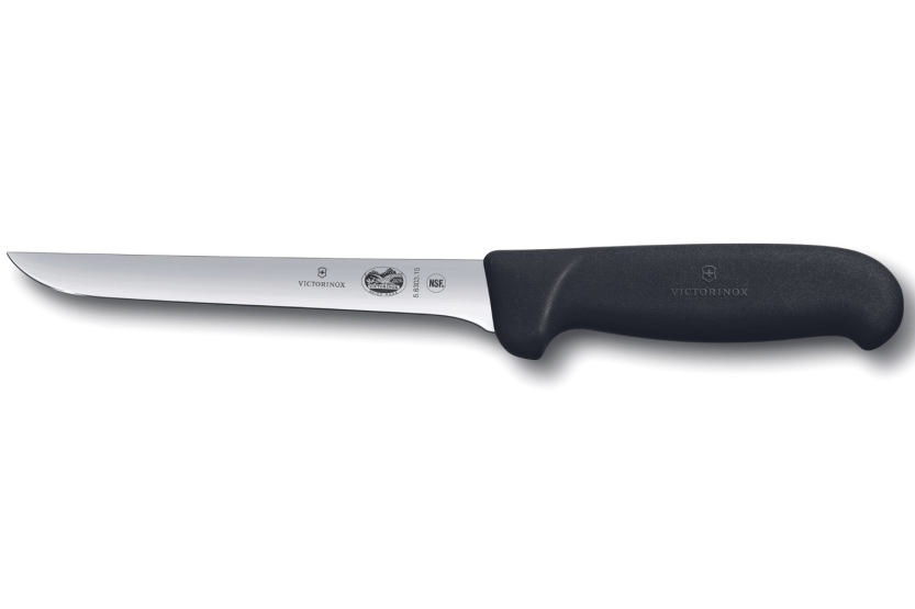 Victorinox boning knife 5.6303.15 worn blade 15cm black fibrox handle