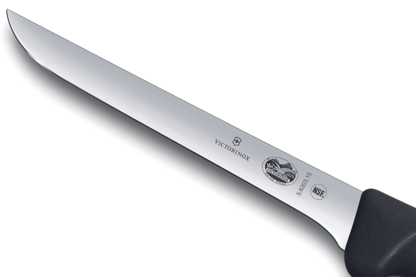 Victorinox boning knife 5.6303.15 worn blade 15cm black fibrox handle
