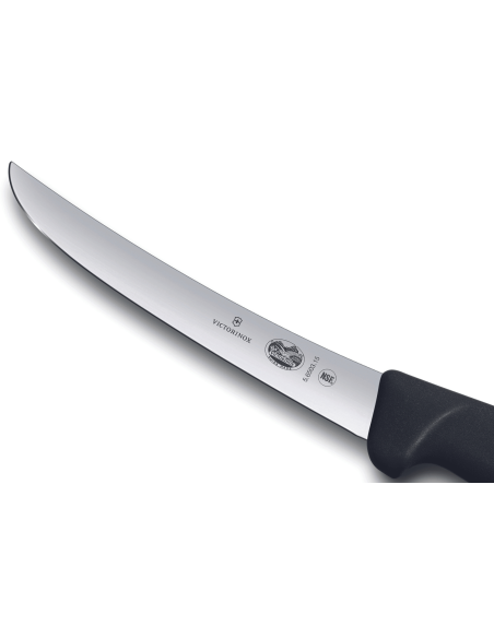 Victorinox Ausbeinmesser 5.6503.15 umgedrehte Klinge 15cm Griff aus Fibrox schwarz