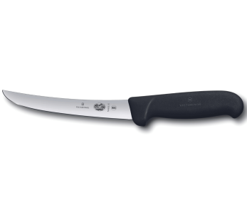 Faca de desossar Victorinox 5.6503.15 lâmina invertida 15cm cabo em fibrox preto