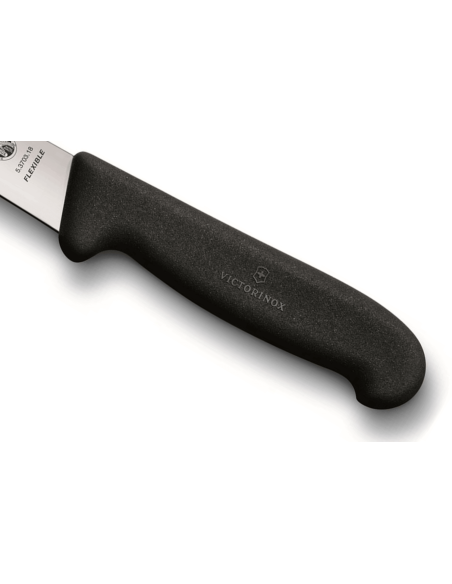 Faca de aparar Victorinox 5.3703.16 Lâmina de 16 cm Cabo em fibra de vidro preto