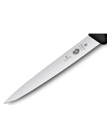 Victorinox kuorimaveitsi 5.3703.20 20cm terä musta fibrox kahva musta fibrox kahva