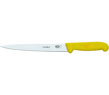 Victorinox Entvliesmesser 5.3708.20 Klinge 20cm Griff aus gelbem Fibrox