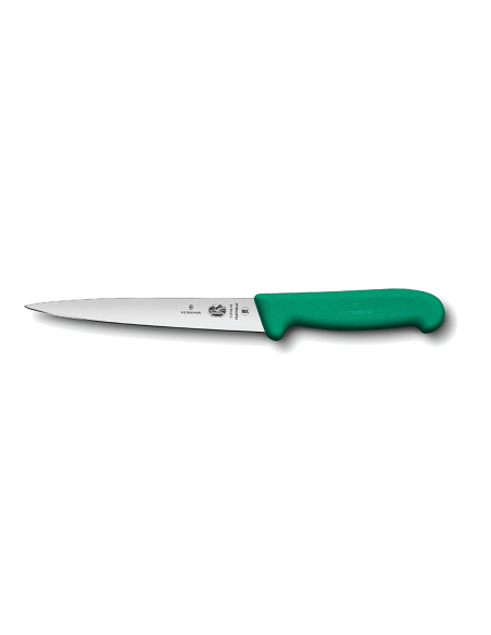 Victorinox kuorimaveitsi 5.3704.20 20cm terä vihreä fibrox kahva