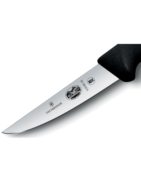 Victorinox konijn/pluimvee ontluchtingsmes 5.5103.10 10cm lemmet zwart fibrox handvat