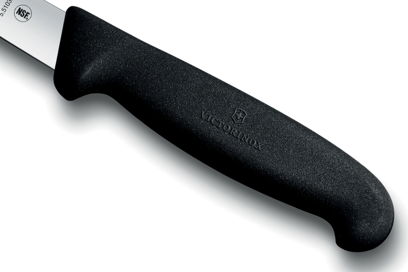 Victorinox konijn/pluimvee ontluchtingsmes 5.5103.10 10cm lemmet zwart fibrox handvat
