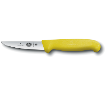Faca para sangrar coelhos/aves Victorinox 5.5108.10 Lâmina de 10 cm Cabo em fibrox amarelo