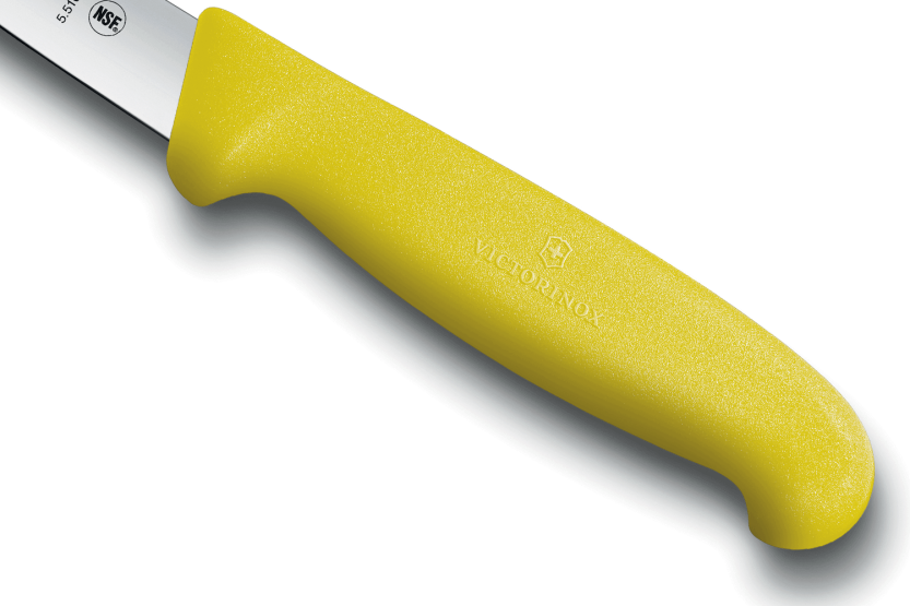 Victorinox rabbit/poultry bleeding knife 5.5108.10 10cm blade fibrox handle yellow
