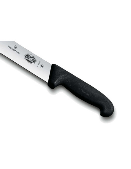 Victorinox Slaktarkniv 5.7403.36 blad bred spets 36cm svart fibroxhandtag