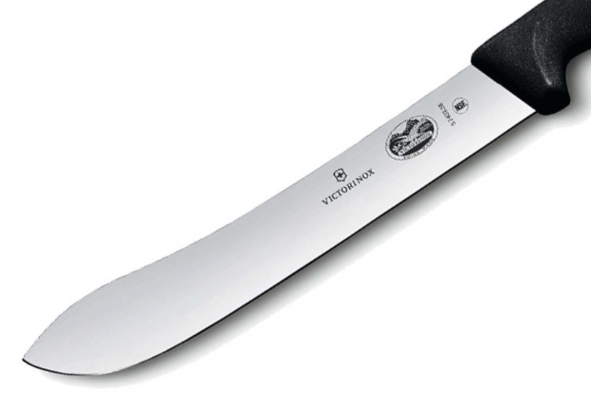 Victorinox Slagterkniv 5.7403.36 blad bred spids 36cm sort fibrox håndtag