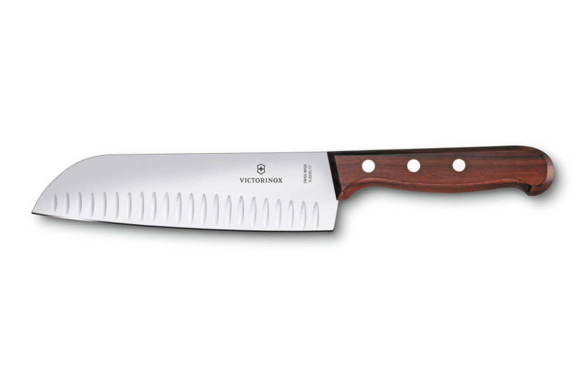 VICTORINOX Wood santoku-kniv 17 cm med håndtak i lønn, 3 nagler