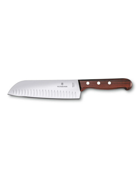 VICTORINOX Wood santoku-kniv 17 cm med håndtak i lønn, 3 nagler