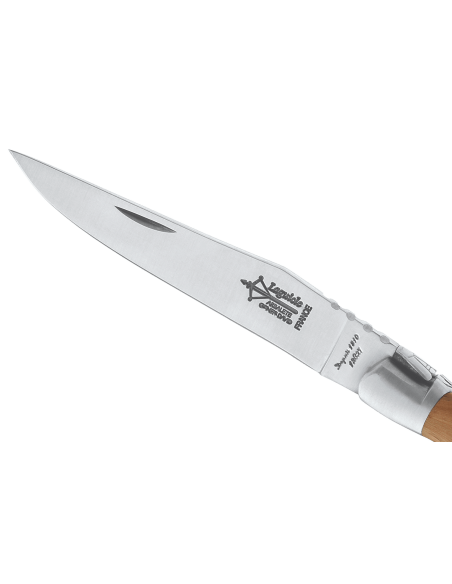 G.DAVID 6212 Coltello pieghevole Arbalète Coltello pieghevole Laguiole con manico in legno di ginepro e due Mitrain acciaio inox