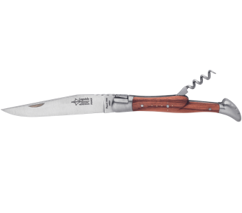 G.DAVID 4272 Laguiole Fällkniv med Arbalète-handtag 12cm + rostfritt stål Bolster + korkskruv