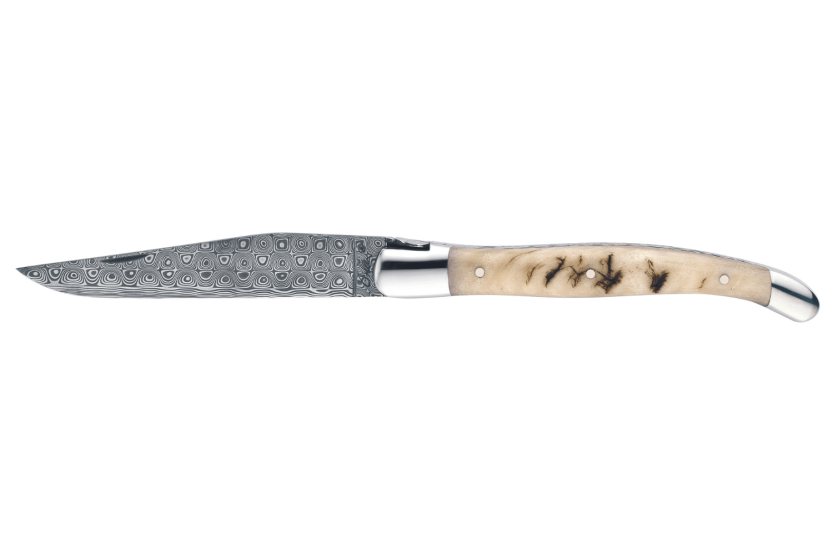Klappmesser Laguiole GILLES 5732 Widderhorngriff 12cm mit Messerpolster