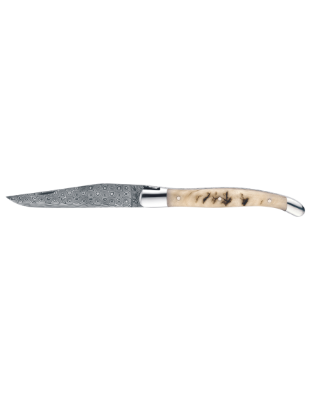 GILLES 5732 Laguiole foldekniv med 12 cm værhornskaft og bolster