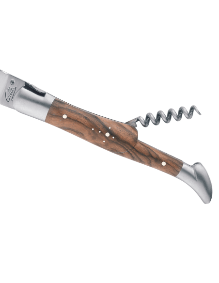 GILLES 8672 Laguiole Folding knife 12cm walnut handle with corkscrew