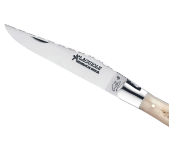 GILLES 8632 Faca Laguiole com cabo de chifre de carneiro 12cm 2