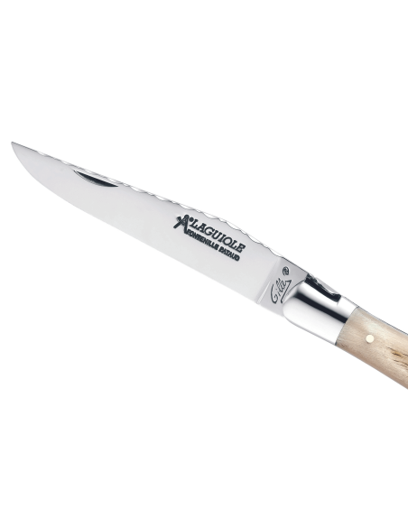 GILLES 8632 Laguiole-kniv med skaft af vædderhorn 12 cm