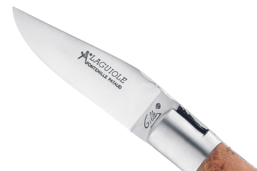 GILLES 9411 Laguiole foldekniv håndtag i enebærtræ 10,5 cm
