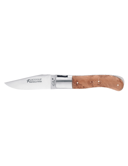 Faca dobrável GILLES 9411 Laguiole Cabo de madeira de zimbro de 10,5 cm