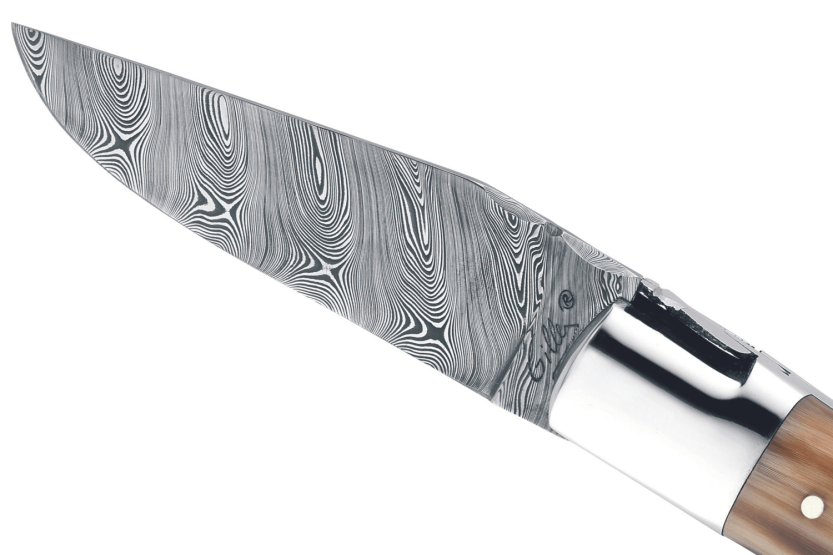 GILLES 9781 Laguiole fällkniv 10,5 cm handtag med hornspets